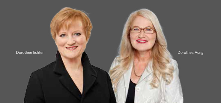 Dorothea Assig und Dorothee Echter