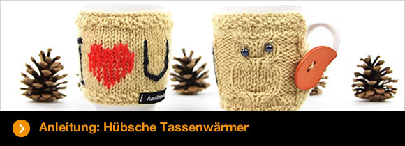 Anleitung: Tassenwärmer Stricken
