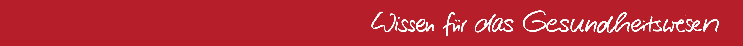 Wissen für das Gesundheitswesen