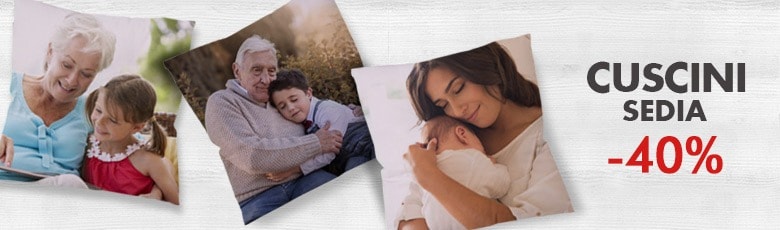 Cuscini sconto 40%