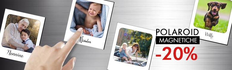 Polaroid magnetiche personalizzate