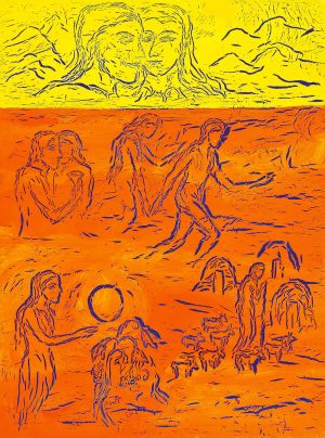 "In principio - A Bíblia Medieval em diálogo com a pintura de Ilda David" | Documenta/Sistema Solar