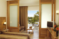 Family Room Corcyra Gardens With Sliding Door - Inland View Or Sea View