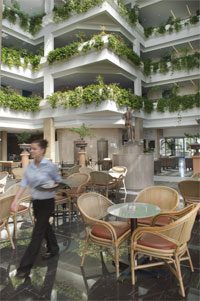 Atrium lobby bar