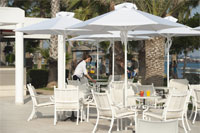Helios pool bar and restaurant