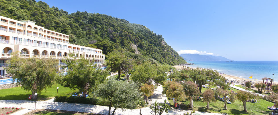 lti louis grand hotel in Corfu - panoramic photo