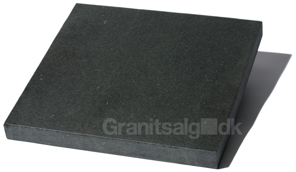 Kinesisk flise 40x40x5 cm sort granitsalg.dk
