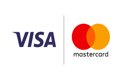 Tarjeta de crédito VISA o Mastercard