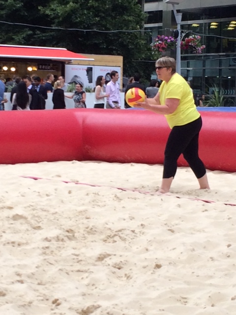 Freya on serve 1