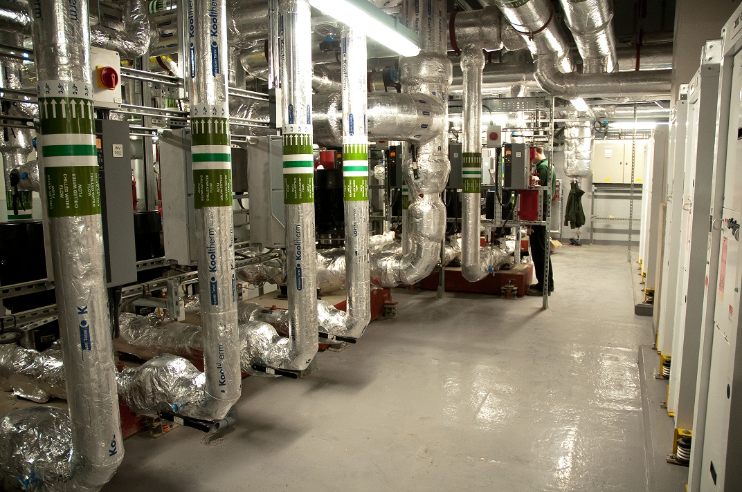 Land Securities One New Change ground source energy system