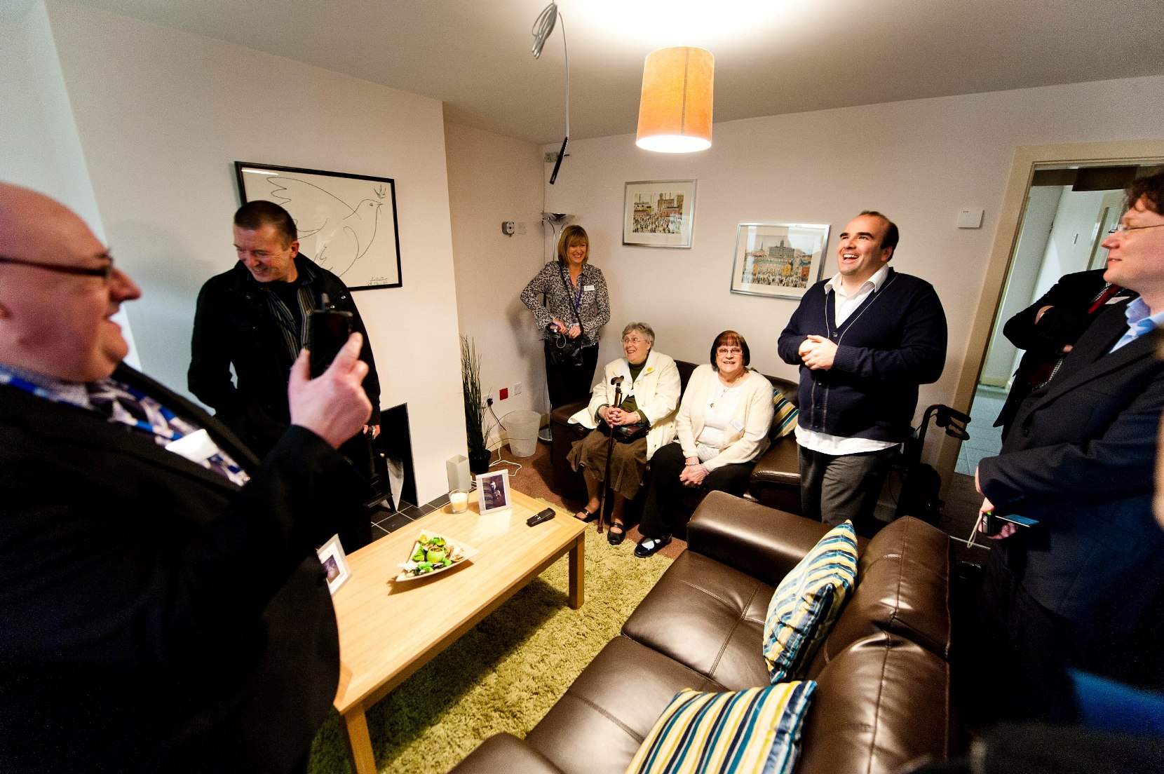 Tenants in energy house 1
