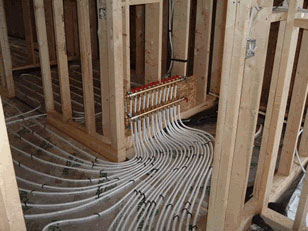 Underfloor heating reduces energy costs