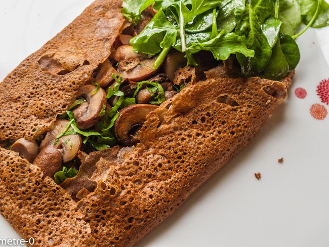 Galette jambon champignons fromage - Recette par kilometre-0