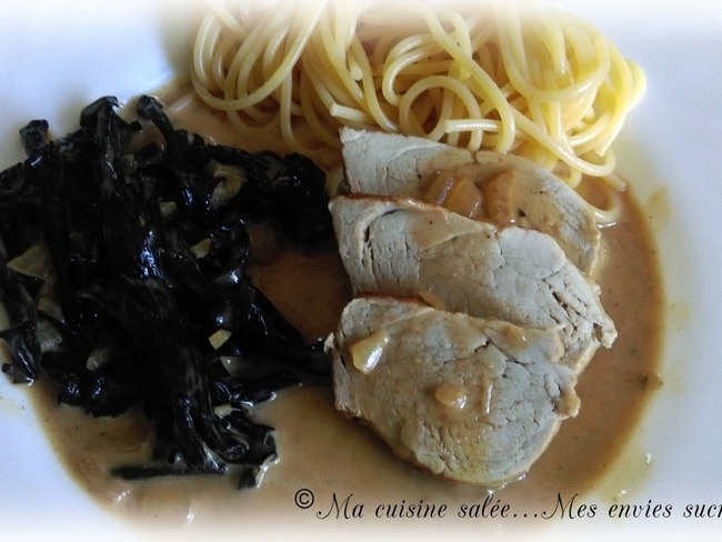 Filet mignon aux trompettes des morts - Recette par Ma cuisine salée