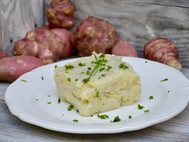 Purée de topinambour et pomme de terre - Recette par La p'tite cuisine
