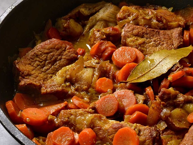 Tendron de veau aux carottes, au miel et aux épices - Recette par Ma