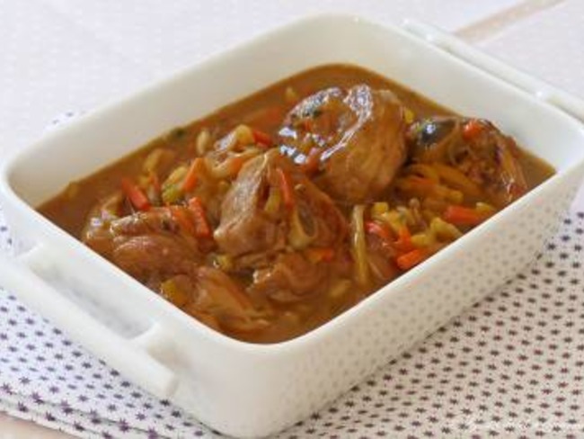 Mijoté de dinde - Recette par Grain de Sel et Gourmandise.com