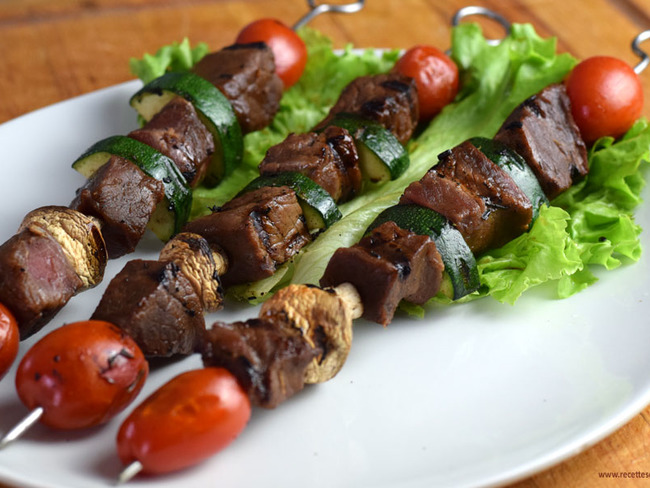 Brochettes De Boeuf Marin Au Barbecue Recette Par Recettes Du Chef Hot Sex Picture