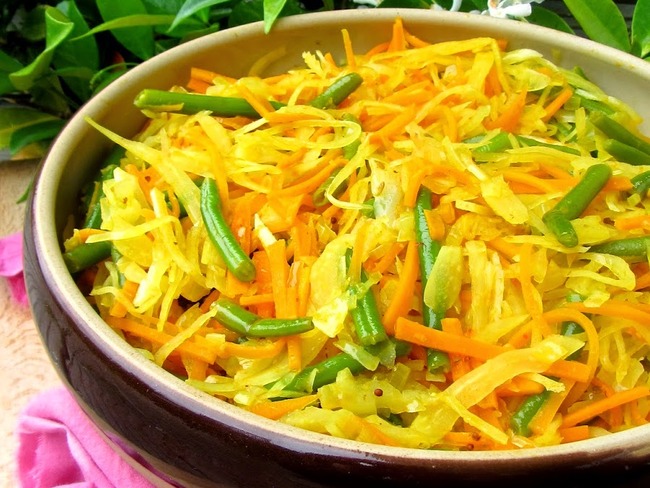 Achards de légumes réunionais - Recette par une aiguille dans l potage