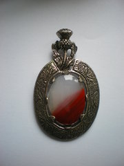 antique jewellery scottish thistle pendant stamp Scottish Thistle Pendant Stamp