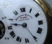 antique and vintage watches rare signed hebdomas 8 day fu Rare signed HEBDOMAS 8 day Fu