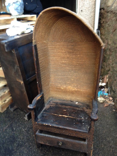 Aberdeen Antiques Centre - 18 Century Orkney Chair Dated 1782 - Aberdeen Antiques Centre - 18 Century Orkney Chair Dated 1782