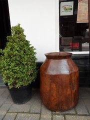antique furniture large primitive wooden vessel large primitive wooden vessel