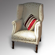 A Georgian Revival wing chair
