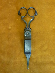 19th century antique candle snuffer