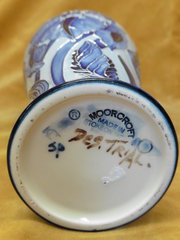 a moorcroft trial vase