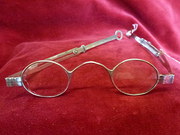 antique silver georgian extending spectacles