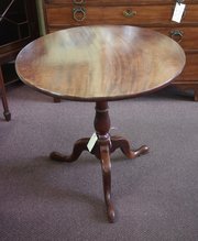 antique tilt top mahogany tripod table