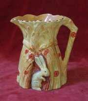 burleigh ware rabbit jug 1930s staffordshire