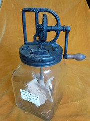 vintage butter churn