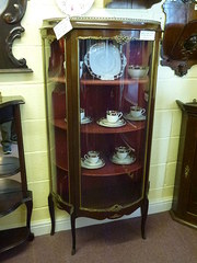 french mahogany vitrine