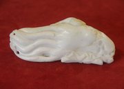 chinese 19thc carved jade fingered citron