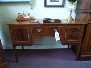 edwardian inlaid desk / dressing table