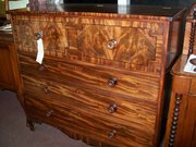 late victorian mahogany chest of drawers