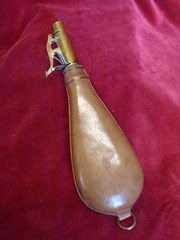 leather shot flask