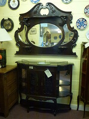 victorian mantel mirror