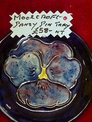 moorcroft pansy pin tray