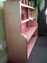 pink diamond impressed aluminium shelves