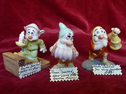 royal doulton - 3 snow white dwarfs
