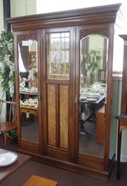 victoria c1880 triple door wardrobe