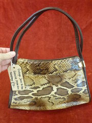 vintage jane shilton snake skin bag