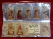 w.d. h.o. wills cigarette cards c1898 actresses