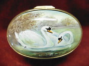 worcester handpainted enamel box