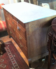 French Marble Top Commode Ches
