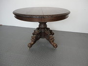 antique furniture oak extending dining table Oak Extending Dining Table