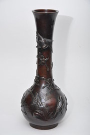 Japanese Bronze Vase